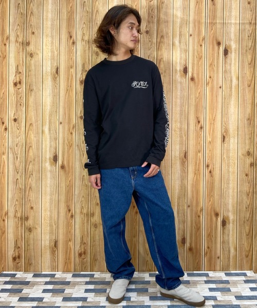 RVCA(ルーカ)の「RVCA/ルーカ×Mr.Cartoonコラボモデル ロゴプリントT ロンT/スリーブプリント BC042-055(Tシャツ/カットソー・メンズ・ホワイト/ブラック・S/M/L/XL)」の20枚目の写真