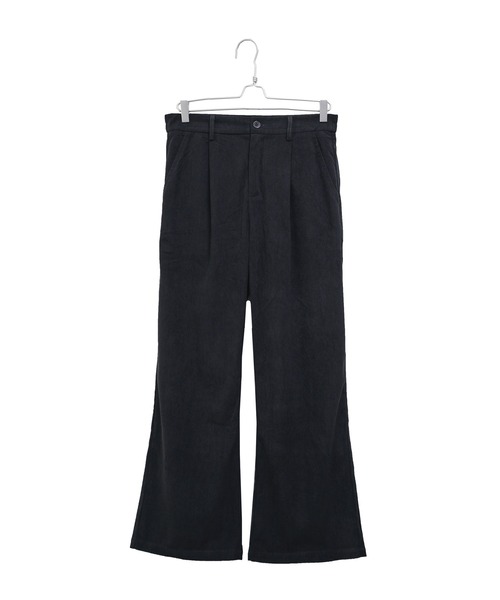 MinoriTY（マイノリティ）の「【入荷禁止】セミフレアパンツ ソフトコーデュロイ ワイドパンツ ルーズ スラックス 春服 冬服（スラックス・メンズ・ブラウン/チャコール/グレー/アイボリー・M/L）」の8枚目の写真