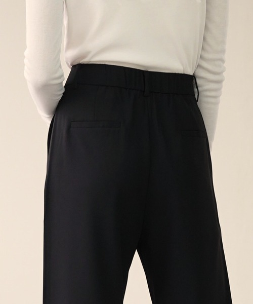 IAMUSE(アイアミューズ)の「フロントボタンセミワイドスラックスパンツ S0800【IAMUSE】(スラックス・レディース・グレー/ブラック/ベージュ・S/M)」の7枚目の写真
