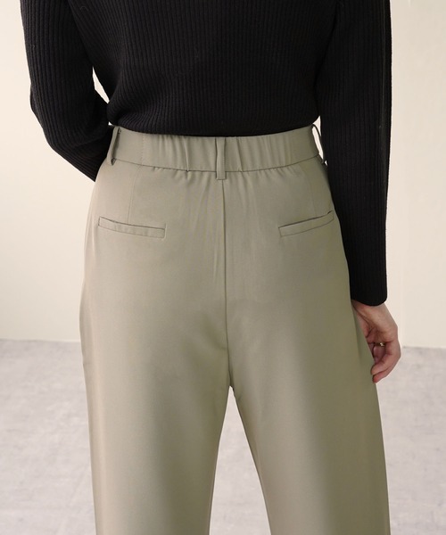 IAMUSE(アイアミューズ)の「フロントボタンセミワイドスラックスパンツ S0800【IAMUSE】(スラックス・レディース・グレー/ブラック/ベージュ・S/M)」の20枚目の写真