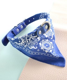 TONE SELECT GOODS（トーンセレクトグッズ）の「【float】猫 ネコ 首輪 ペイズリー柄 スカーフ（リード/ハーネス/首輪・キッズ）」