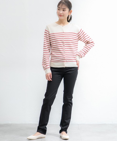 Honeys（ハニーズ）の「カラースキニー（股下７６ｃｍ）（その他パンツ・レディース・ネイビー/ベージュ/ブラック・M/LL/L/3L/S）」の8枚目の写真