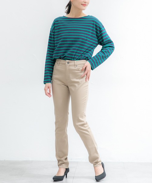 Honeys（ハニーズ）の「カラースキニー（股下７６ｃｍ）（その他パンツ・レディース・ネイビー/ベージュ/ブラック・M/LL/L/3L/S）」の20枚目の写真