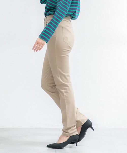 Honeys（ハニーズ）の「カラースキニー（股下７６ｃｍ）（その他パンツ・レディース・ネイビー/ベージュ/ブラック・M/LL/L/3L/S）」の10枚目の写真