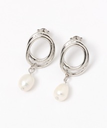 スピンメタルパールピアス / 173967