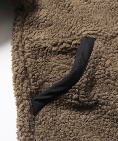 F.O.KIDS（エフオーキッズ）の「F.O.KIDS/エフオーキッズ リバーシブルマウンテンジャケット（マウンテンパーカー・キッズ・イエロー/アイボリー/ブルー/ブラウン/カーキ・130/140）」の15枚目の写真