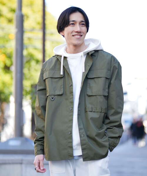 coen(コーエン)の「Chinook Sport(チヌークスポーツ)別注フィッシングシャツ(シャツ/ブラウス・メンズ・ブラック/オリーブ/オレンジ・S/M/L/XL)」の9枚目の写真