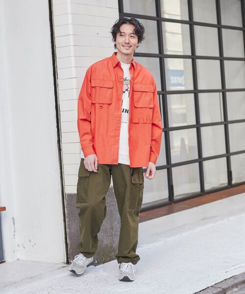 coen(コーエン)の「Chinook Sport(チヌークスポーツ)別注フィッシングシャツ(シャツ/ブラウス・メンズ・ブラック/オリーブ/オレンジ・S/M/L/XL)」の16枚目の写真