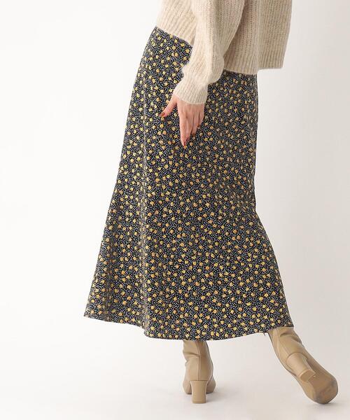 OPAQUE.CLIP（オペークドットクリップ）の「◆【C】フラワードットマーメイドフレアスカート（スカート・レディース・ダークブラウン系/ブラック系・36/38/40）」の9枚目の写真