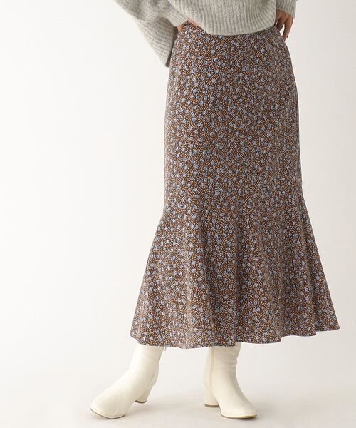 OPAQUE.CLIP（オペークドットクリップ）の「◆【C】フラワードットマーメイドフレアスカート（スカート・レディース・ダークブラウン系/ブラック系・36/38/40）」の15枚目の写真
