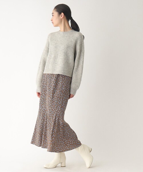 OPAQUE.CLIP（オペークドットクリップ）の「◆【C】フラワードットマーメイドフレアスカート（スカート・レディース・ダークブラウン系/ブラック系・36/38/40）」の17枚目の写真