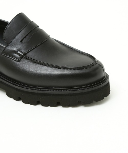 alfredoBANNISTER（アルフレッドバニスター）の「【軽量ソール】ボリュームソール ペニーローファー（ローファー・メンズ・ブラック・39/40/41/42/43/44）」の10枚目の写真