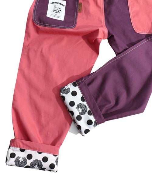 ScoLar（スカラー）の「123739：バイカラーアップリケパンツ（その他