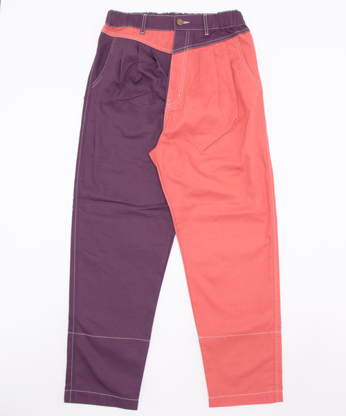 ScoLar（スカラー）の「123739：バイカラーアップリケパンツ（その他
