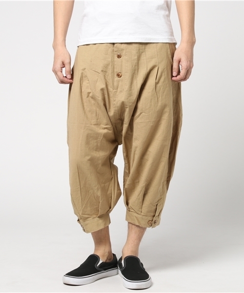 チャイハネ（チャイハネ）の「【チャイハネ】バジャールMEN'Sサルエルパンツ（その他パンツ・メンズ・ブラック/ターコイズブルー/イエロー/カーキ/ベージュ/ブルー・FREE）」の3枚目の写真