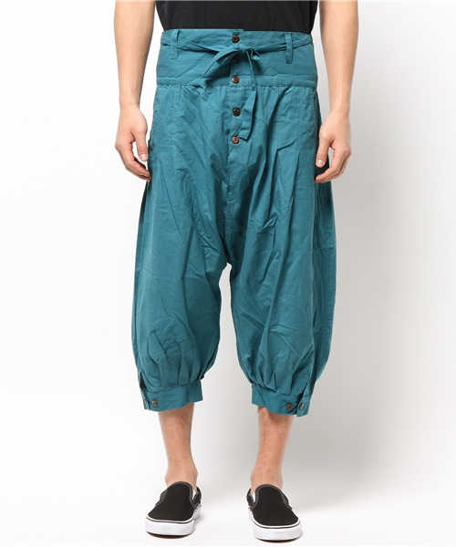 チャイハネ（チャイハネ）の「【チャイハネ】バジャールMEN'Sサルエルパンツ（その他パンツ・メンズ・ブラック/ターコイズブルー/イエロー/カーキ/ベージュ/ブルー・FREE）」の9枚目の写真