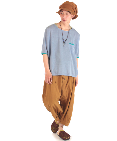 チャイハネ（チャイハネ）の「【チャイハネ】バジャールMEN'Sサルエルパンツ（その他パンツ・メンズ・ブラック/ターコイズブルー/イエロー/カーキ/ベージュ/ブルー・FREE）」の20枚目の写真