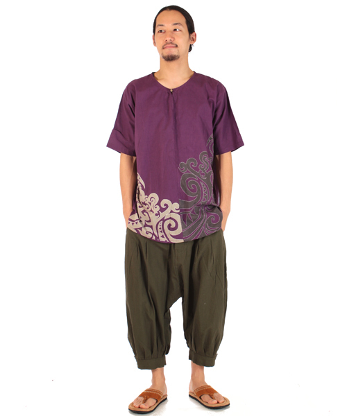 チャイハネ（チャイハネ）の「【チャイハネ】バジャールMEN'Sサルエルパンツ（その他パンツ・メンズ・ブラック/ターコイズブルー/イエロー/カーキ/ベージュ/ブルー・FREE）」の22枚目の写真