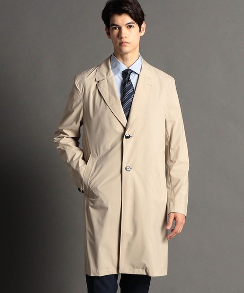 MONSIEUR NICOLE（ムッシュニコル）の「【ex/tra】Olmetex チェスターコート（チェスターコート・メンズ・ブラック/ベージュ/ネイビー・MEDIUM/LARGE/X-LARGE）」の2枚目の写真