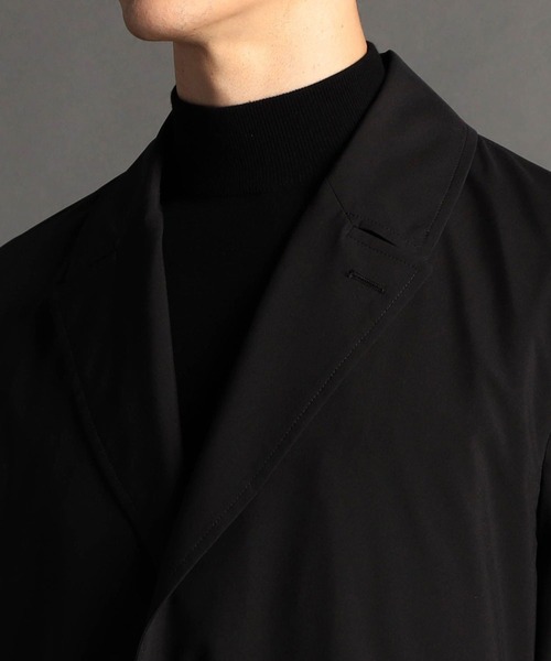 MONSIEUR NICOLE（ムッシュニコル）の「【ex/tra】Olmetex チェスターコート（チェスターコート・メンズ・ブラック/ベージュ/ネイビー・MEDIUM/LARGE/X-LARGE）」の9枚目の写真