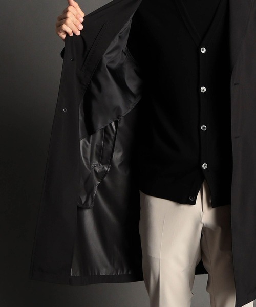 MONSIEUR NICOLE（ムッシュニコル）の「【ex/tra】Olmetex チェスターコート（チェスターコート・メンズ・ブラック/ベージュ/ネイビー・MEDIUM/LARGE/X-LARGE）」の11枚目の写真