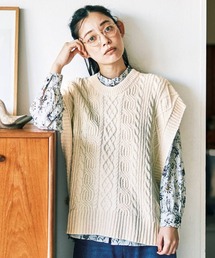 ａｎｄ　ｍｙｅｒａ　大きなニットベスト