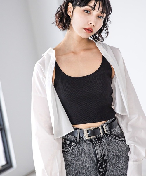 PAGEBOY（ページボーイ）の「ショートラウンドシャツ（シャツ/ブラウス