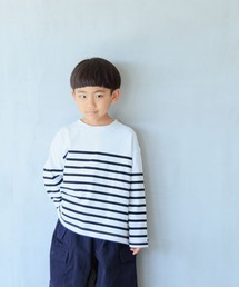 LOWRYS FARM | ＵＳＡボーダーロングスリーブ　178185(Tシャツ/カットソー)