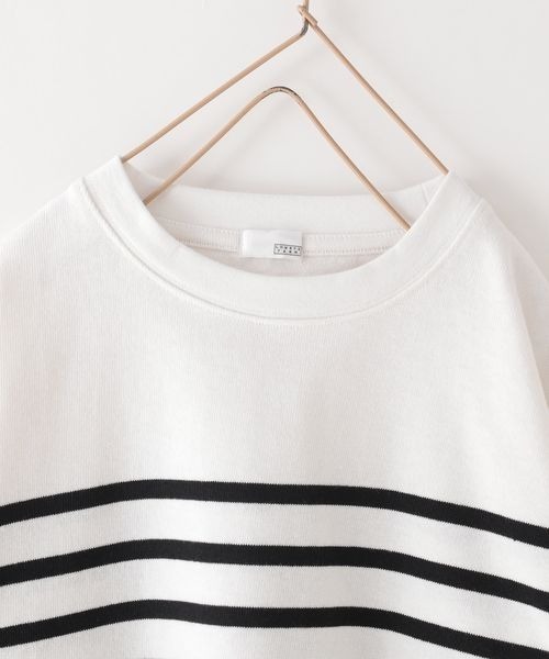 LOWRYS FARM(ローリーズファーム)の「USAボーダーロングスリーブ 178185(Tシャツ/カットソー・キッズ・ホワイト×イエロー/ホワイト×ピンク/ホワイト×ブラック/ホワイト×ブルー・110cm/120cm/130cm/140cm/150cm)」の7枚目の写真