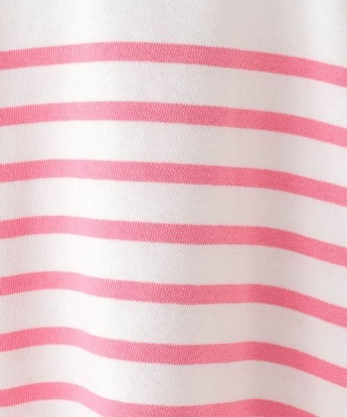 LOWRYS FARM(ローリーズファーム)の「USAボーダーロングスリーブ 178185(Tシャツ/カットソー・キッズ・ホワイト×イエロー/ホワイト×ピンク/ホワイト×ブラック/ホワイト×ブルー・110cm/120cm/130cm/140cm/150cm)」の12枚目の写真
