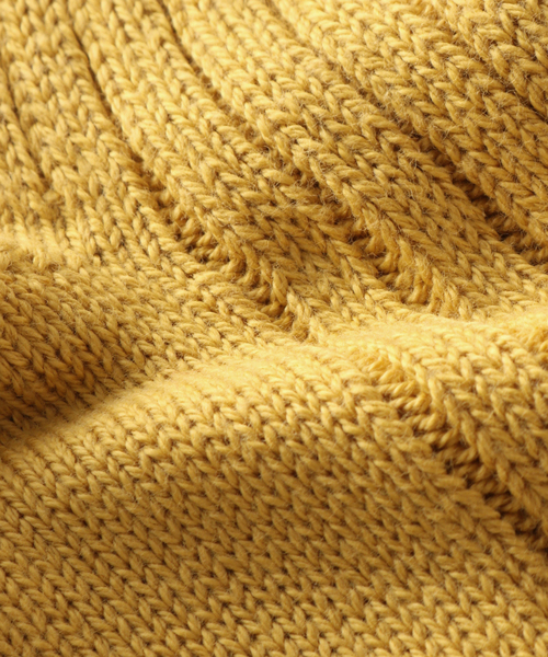 CORGI（コーギ）の「【corgi / コーギー】Plain Rib Sock（ソックス/靴下・メンズ・ホワイト/レッド/イエロー/コバルトブルー・FREE）」の9枚目の写真