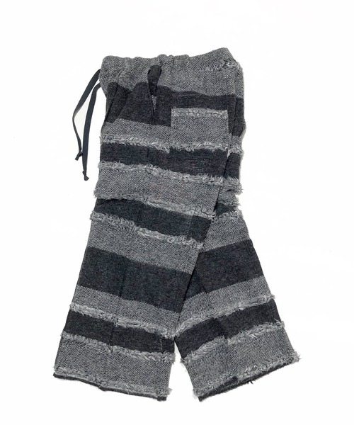 BURNOUT（バーンアウト）の「8/10 レングス　ルーズニットイージーパンツ（その他パンツ・メンズ・グレー/ブラック系その他/ネイビー・FREE）」の7枚目の写真