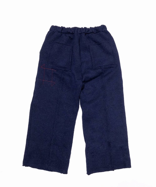 BURNOUT（バーンアウト）の「8/10 レングス　ルーズニットイージーパンツ（その他パンツ・メンズ・グレー/ブラック系その他/ネイビー・FREE）」の15枚目の写真