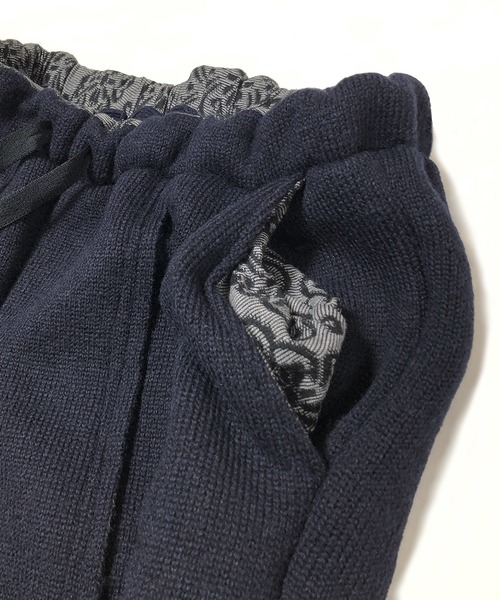 BURNOUT（バーンアウト）の「8/10 レングス　ルーズニットイージーパンツ（その他パンツ・メンズ・グレー/ブラック系その他/ネイビー・FREE）」の17枚目の写真
