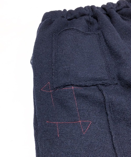 BURNOUT（バーンアウト）の「8/10 レングス　ルーズニットイージーパンツ（その他パンツ・メンズ・グレー/ブラック系その他/ネイビー・FREE）」の18枚目の写真