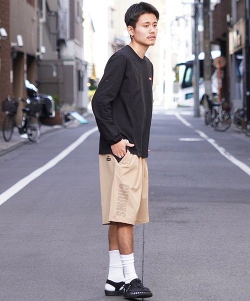 CHUMS（チャムス）の「CHUMS/チャムス ロンTEE ブービーロゴ CH01-2275（Tシャツ/カットソー・メンズ・ホワイト×ネイビー/グリーン/ホワイト/ブラック/グレイッシュベージュ/ホワイト×グリーン・L/M/XL）」の19枚目の写真