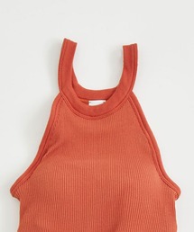 【HAKUJI/ハクジ】Twist cotton bra tank/ツイストコットンブラタンク