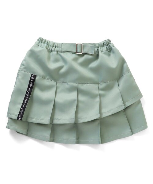 algy(アルジー)の「ダブルプリーツスカパン(スカート・キッズ・ミント/サックスブルー/ブラック・XX-SMALL/X-SMALL/SMALL/MEDIUM)」の1枚目の写真