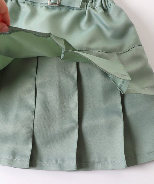 algy(アルジー)の「ダブルプリーツスカパン(スカート・キッズ・ミント/サックスブルー/ブラック・XX-SMALL/X-SMALL/SMALL/MEDIUM)」の9枚目の写真