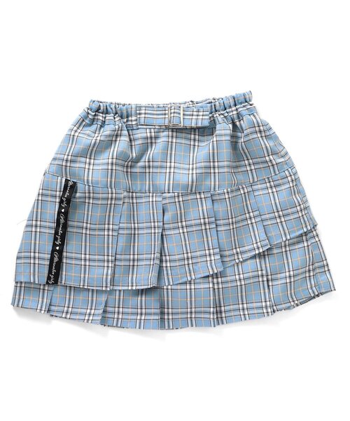 algy(アルジー)の「ダブルプリーツスカパン(スカート・キッズ・ミント/サックスブルー/ブラック・XX-SMALL/X-SMALL/SMALL/MEDIUM)」の12枚目の写真
