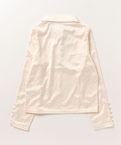 MIRO AMURETTE（ミロアミュレット）の「fleurir shirt blouse/レースポロブラウス（シャツ/ブラウス・レディース・ナチュラル・FREE）」の20枚目の写真