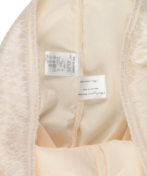 MIRO AMURETTE（ミロアミュレット）の「fleurir shirt blouse/レースポロブラウス（シャツ/ブラウス・レディース・ナチュラル・FREE）」の19枚目の写真