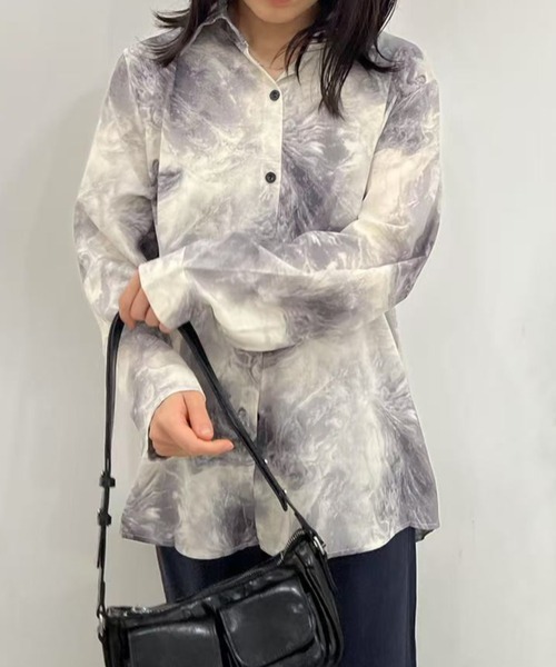 ニュアンス柄シャツ（シャツ/ブラウス）｜mebole（メボレ）の