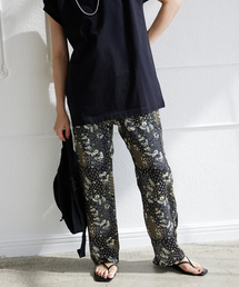 SLOBE IENA | TROUILLETマルチパターンリラックスパンツ(その他パンツ)