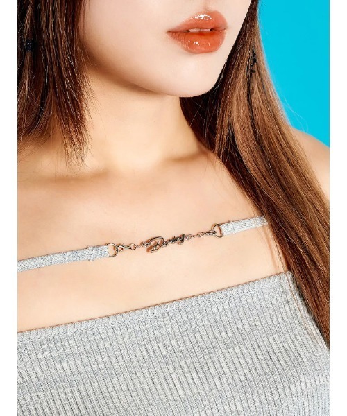 Darich(ダーリッチ)の「オフショルメランジニットミニワンピース(Tシャツ/カットソー・レディース・サックスブルー/ピンク/ベージュ・FREE)」の13枚目の写真
