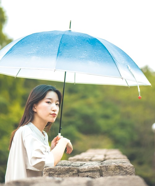 LBC(エルビーシー)の「【Wpc.】旅する喫茶×Wpc. クリームソーダ ビニール傘(長傘・レディース・オレンジ系/グリーン系その他/スカイブルー・FREE)」の15枚目の写真