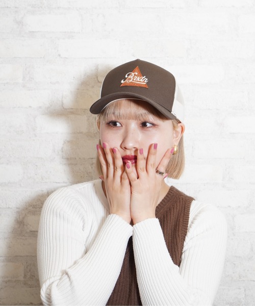 BRIXTON(ブリクストン)の「【BRIXTON/ブリクストン】 EARLSTON X C MP TRUCKER HAT エクスクルーシブ(キャップ・メンズ・ブラック/ブルー/ダークブラウン・FREE)」の9枚目の写真
