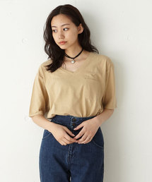 MOUSSY | ROUND HEM V/N TEE(Tシャツ/カットソー)