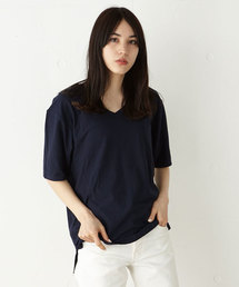 MOUSSY | ROUND HEM V/N TEE(Tシャツ/カットソー)