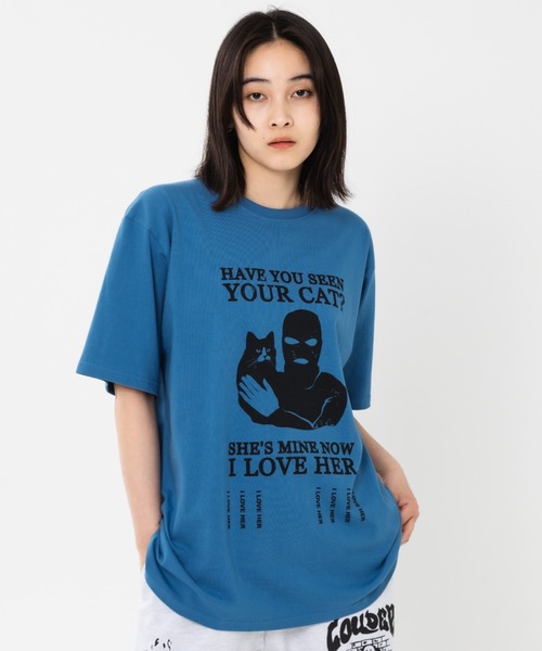 MAHAGRID（マハグリッド）の「『mahagrid/マハグリッド』KIDNAP TEE/キッドナップ 半袖 カットソー（Tシャツ/カットソー・レディース・ホワイト/ブルー/パープル・M/L）」の2枚目の写真